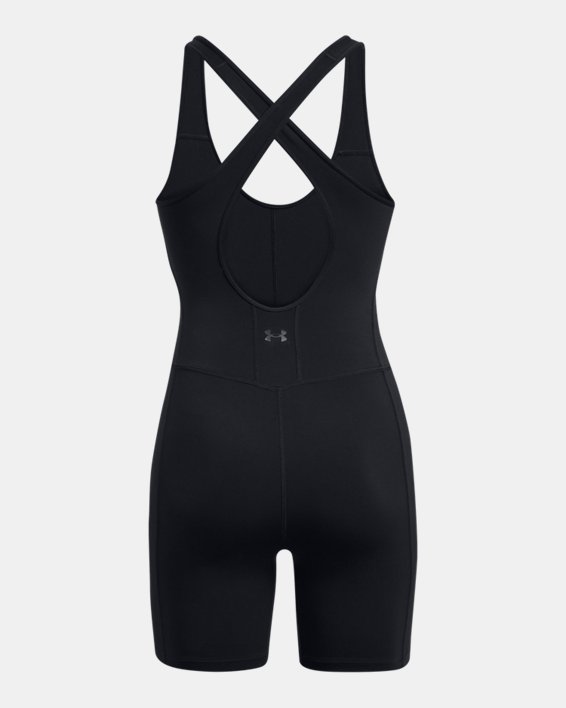 Women's UA Meridian Shorts Bodysuit in Black image number 5